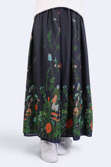 2WAY彩色花園印花半截裙 - Chic Collection