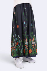 2WAY彩色花園印花半截裙 - Chic Collection