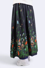 2WAY彩色花園印花半截裙 - Chic Collection