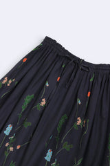 2WAY彩色花園印花半截裙 - Chic Collection