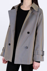 雙色紗線Trench Coat (意大利布料)