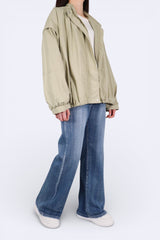 2WAY可拆袖防潑水外套 - 綠色