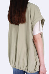 2WAY可拆袖防潑水外套 - 綠色