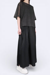 銀閃閃兩側開叉透上衣