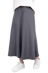 魚尾造型半截裙 (日本布料) - 灰色 - Chic Collection