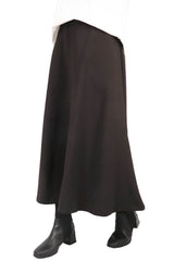 魚尾造型半截裙 (日本布料) - 黑色 - Chic Collection