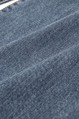 簡約闊腳牛仔褲 - 藍色 - Chic Collection