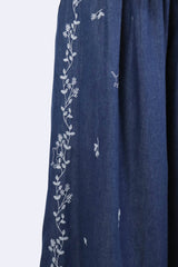 貓貓刺繡牛仔裙褲 - Chic Collection