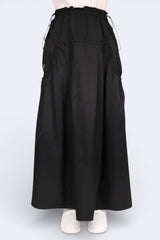 橡筋抽繩束袋造型半截裙 - Chic Collection