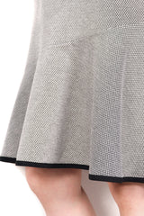 織紋魚尾造型彈力連身裙 (意大利布料) - Chic Collection